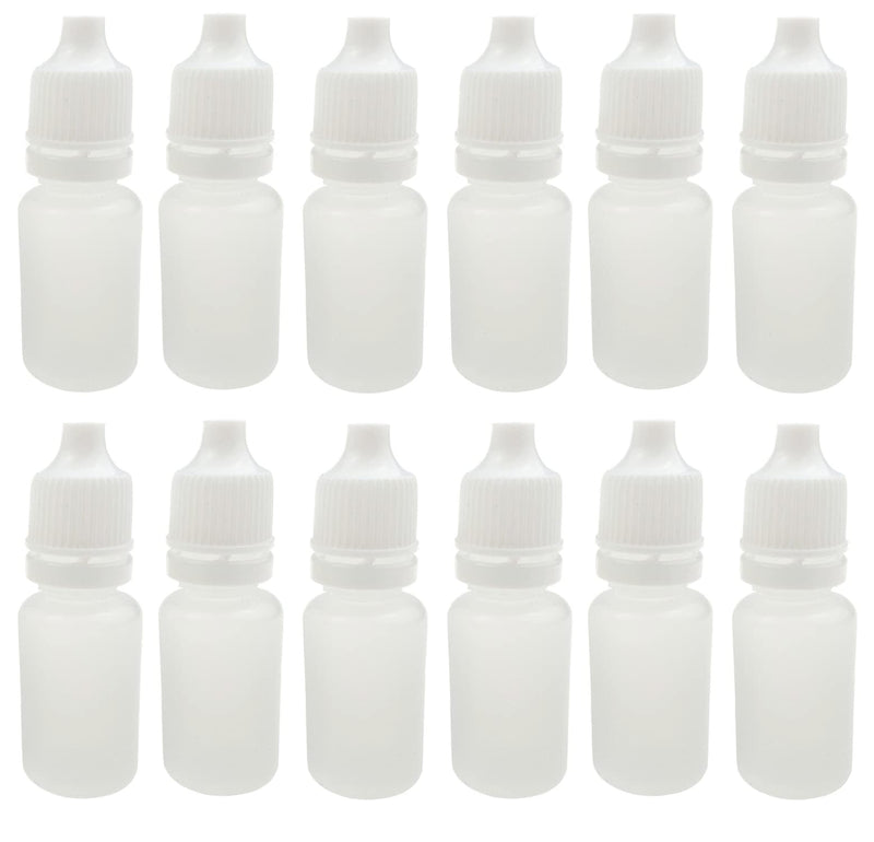 [Australia] - 24 Pcs 50ml Empty Plastic Eye Drops Bottle/Dropper Bottle/Dropping Bottles-with Sealing Ring-Cosmetic Bottles Holder Container-Great for Travel Packaging 