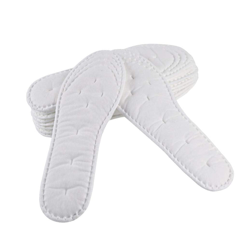[Australia] - Artibetter 5 Pairs Summer Terry Insoles Cotton Barefoot Shoe Inserts Breathable Shock Absorption Sport Insoles Cuttable Size 25.5 x 8.5 cm 