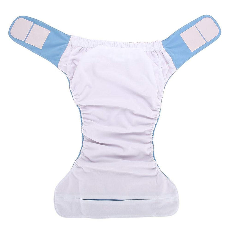 [Australia] - Adults Diapers Reusable Adult Nappy Washable Adjustable Large Diaper for for Women, Men Bariatric, Seniors, Patients Incontinence Care(Blue) Blue 