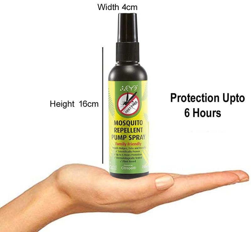 [Australia] - THEYE Insect Repellent Spray 75ml x 2 | No Deet | Plant-Based & Alcohol Free | No Harmful Chemicals | Mosquito Repellent 