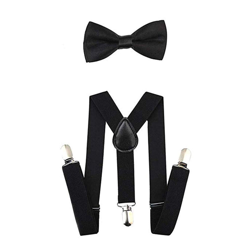 [Australia] - Kids Boys Suspenders and Bow Tie Set 1920s Great Gatsby Gangster Newsboy Hat Cap Costume Accessories Red-hat 19.6-21.2in/ Suspends 15.7-23.6in One Size 