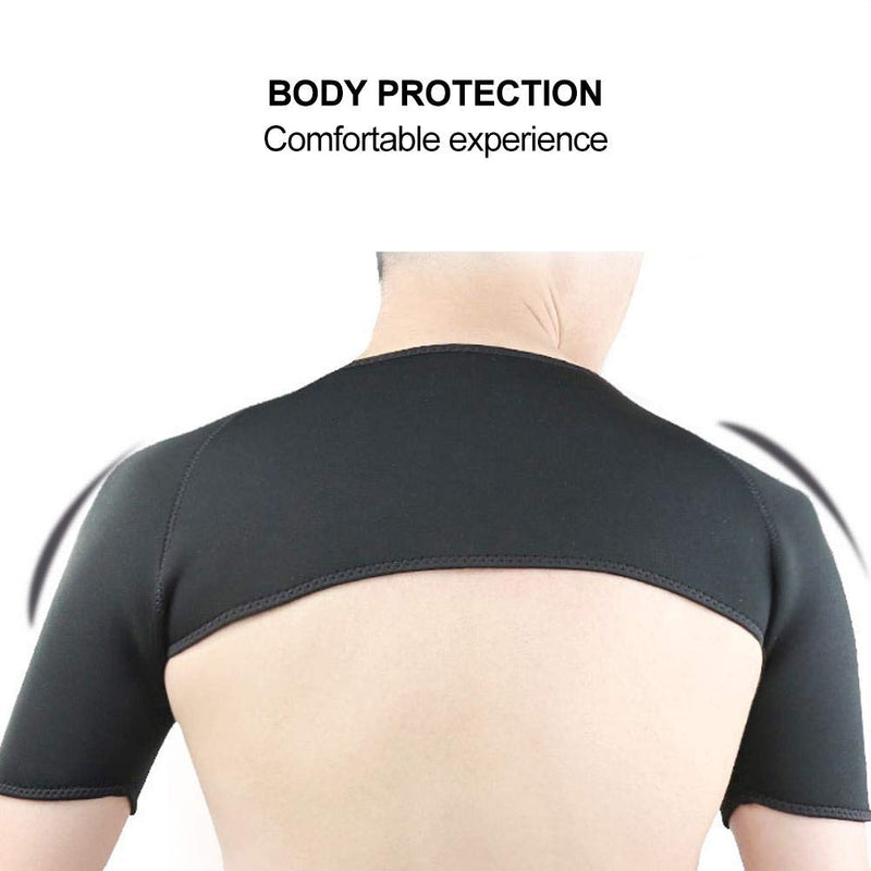 [Australia] - Shoulder rest for men and women, support for shoulder compression. Breathable sports shoulder pad. Warm, elastic shoulder protection for personal hygiene(M) M 
