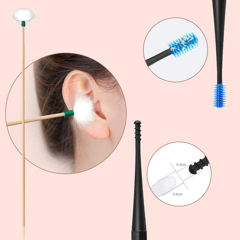 [Australia] - Earwax Removal Kit Ear Cleansing Tool Set Earwax Removal Tool 11 Pcs Ear Wax Remover with a Cleaning Brush and Storage Box, Suitable for Adults & Kids Rose Gold 