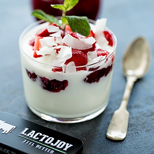 [Australia] - LactoJoy Lactase Tablets | Helps with Lactose Intolerance | Contains 80 Pcs. of Extra-Strength Dose (14,500 FCC) Lactase Enzyme Tablets | 100% Vegan | Supports The Lactose Digestion | Chemical Free 