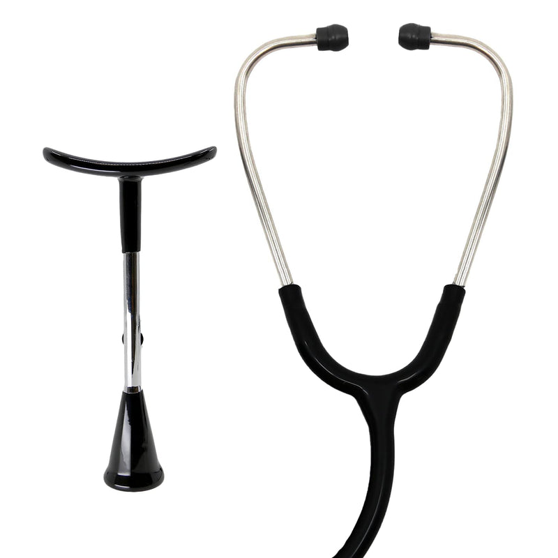 [Australia] - Dixie EMS Fetal Stethoscope for Baby’s Heartbeat Detection, Latex-Free Fetoscope with Pinard Horn and Soft Earbuds, 22” 