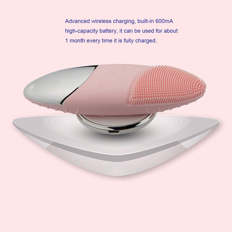 [Australia] - MEISMEIK-Facial Cleansing Brush Electric All In One -Face/Eye Massager with 5 modes - skin care assistant -108 ℉ Heated - RECHARGEABLE - No Charging Port for Waterproof IP67 