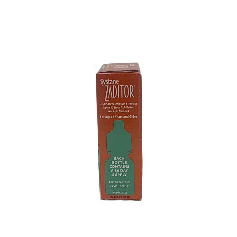 [Australia] - Zaditor Antihistamine Eye Drops Twin Pack 0.34 Fl oz 