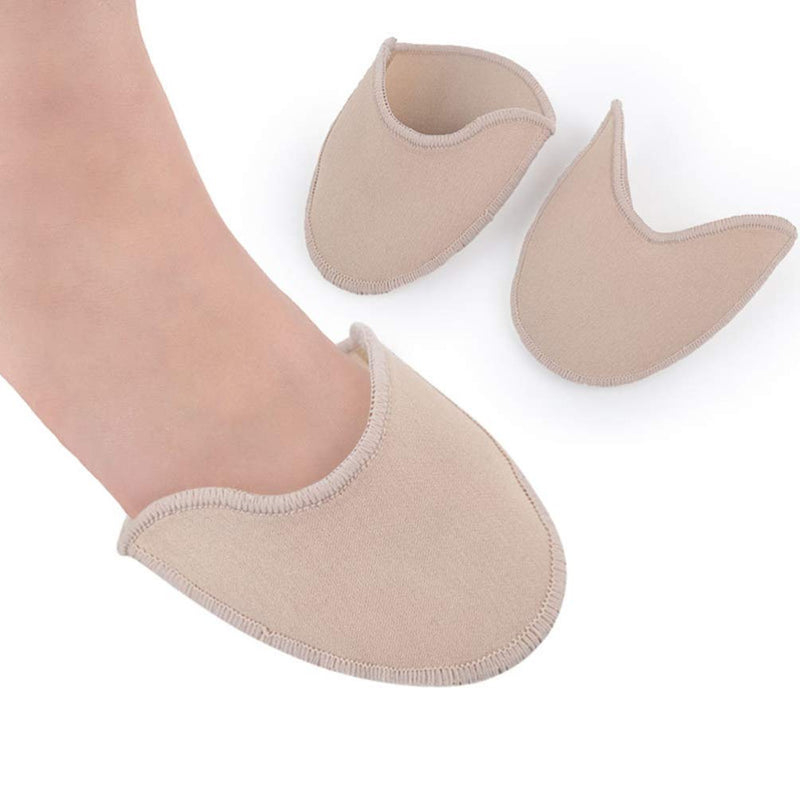 [Australia] - EXCEART 1 Pair Ballet Pointe Toe Pads Silicone Gel Ouch Pouch Protector for Preventing Blisters and Calluses 10X9.5cm 