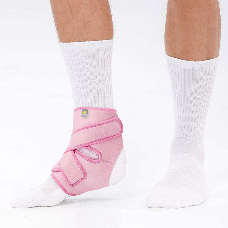 [Australia] - Bracoo Ankle Support, Compression Brace for Arthritis, Pain Relief, Sprains, Sports Injuries and Recovery, Breathable Neoprene Sleeve, FS10 (Pink, L/XL) Pink Large/X-Large (Pack of 1) 