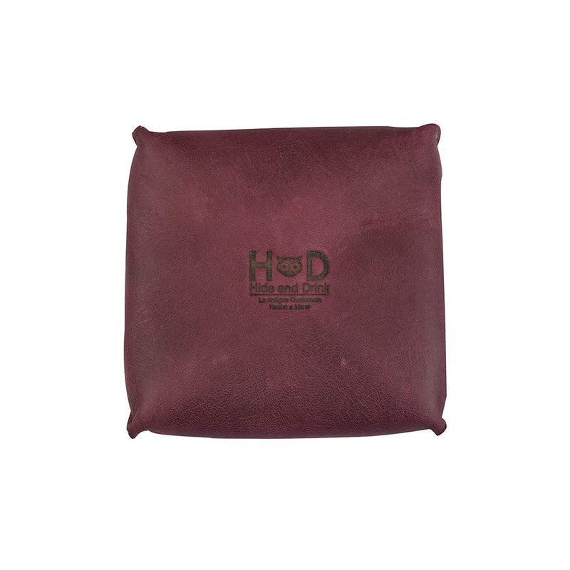 [Australia] - Hide & Drink, Leather Jewelry Pouch, Mini Travel Size Box, Rings & Precious Articles Storage Organizer, Groom & Bridesmaid Wedding Gifts, Handmade :: Sangria 