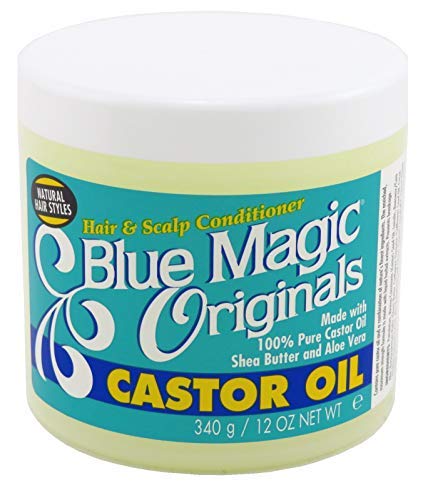 [Australia] - Blue Magic Originals Castor Oil 12 Ounce Jar (340g) 
