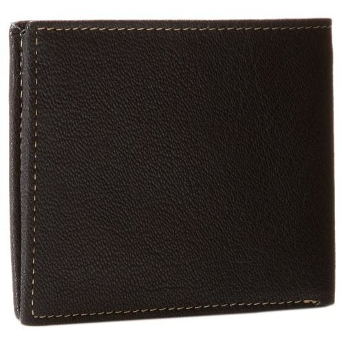 [Australia] - Timberland Men's Leather Wallet with Attached Flip Pocket Black (Blix) 