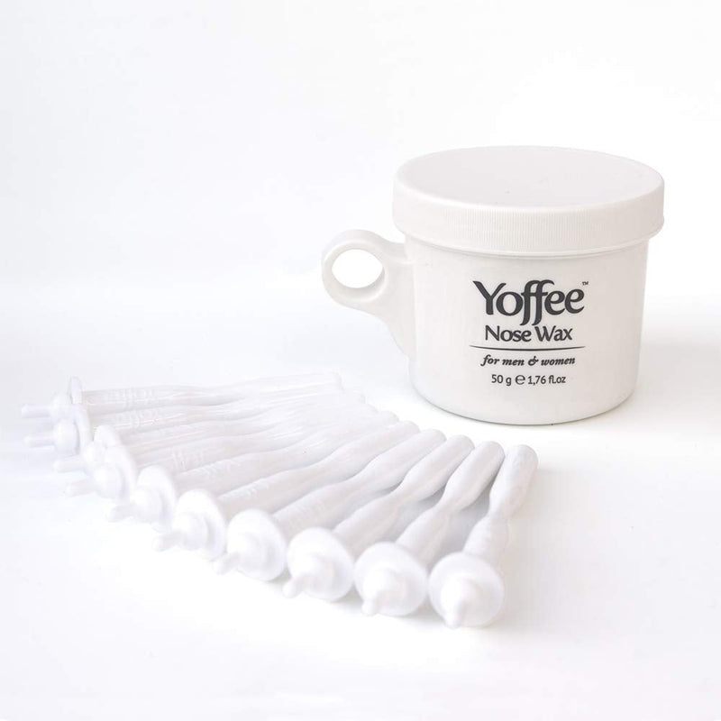 [Australia] - Original Yoffee Nose Wax Sticks Applicators - Pack 30 Reusable Nose Wax Sticks for Nostril Cleaning & Nose Hair Removal -Nasal Wax Sticks- Made of Non Toxic Plastic - Packaging without Wax Pot-Unisex STICK WAX 