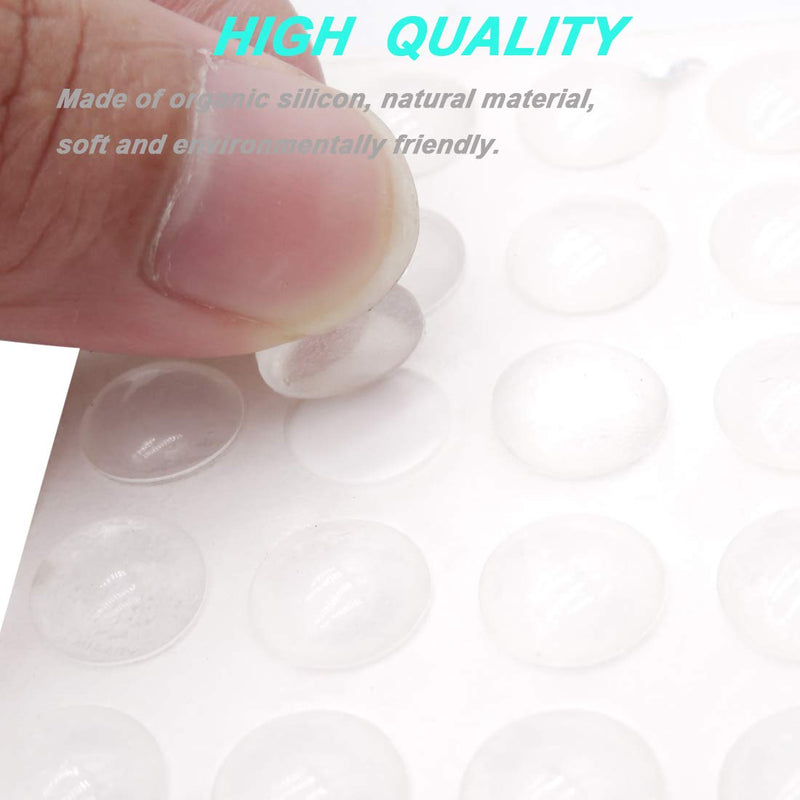 [Australia] - 202 Pcs Combo Pack Clear Adhesive Bumper Pads, Round Spherical Square, Self Adhesive Sound Dampening Transparent Rubber Feet Pads for Cabinet Doors Drawers Glass Tops Picture Frames Cutting Boards 5 Sizes 