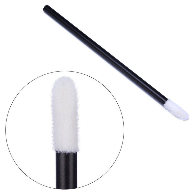 [Australia] - 200pcs Disposable Lip Brush Lip Gloss Applicators Lipstick Wands Tool Kits (200) 200 Black 