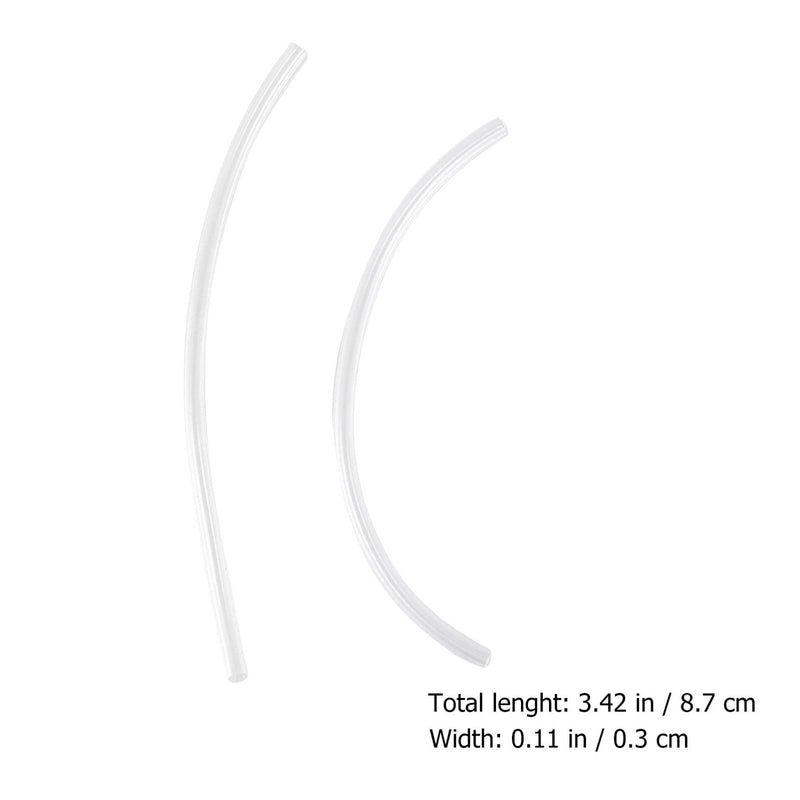 [Australia] - iplusmile Hearing Aid Tubes - Can be Cut and Customized - Preformed BTE Earmold Clear PVC Tubing for Hearing Machine 8.7X0.3CM 