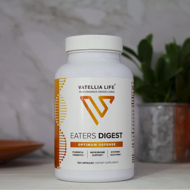 [Australia] - New from Vatellia Life | Eaters Digest | Prebiotic | Probiotic | Digestive Support | Healthy Gut Lining | Max Nutrient Absorption | 120 Capsules (60-Day Supply) 