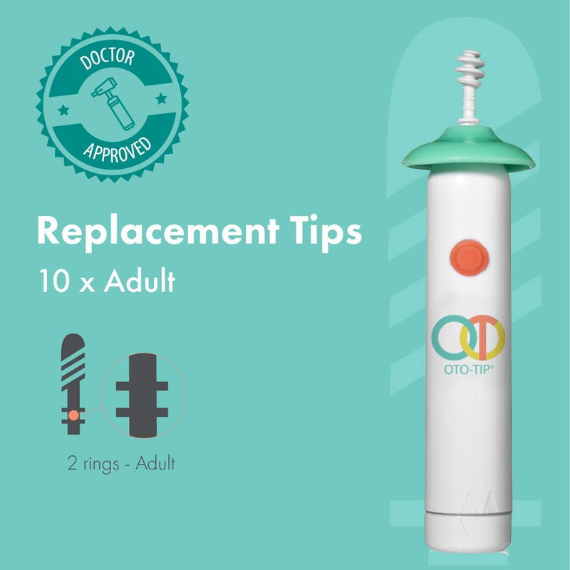 [Australia] - Oto-Tip Electric Silicone Spiral Earwax Series (Replacement Tip(L)) Replacement Tip(L) 
