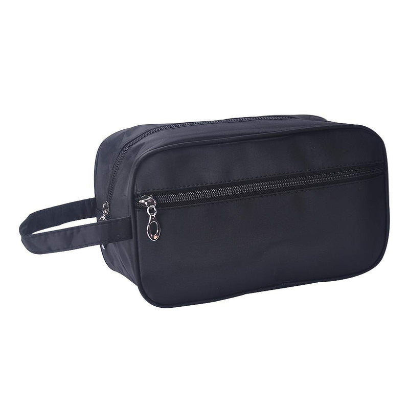 [Australia] - iSuperb Toiletry Bag Travel Organizer Classy Waterproof Portable Wash Gym Shaving Bag for Men 10x6x4inch(Black) Black 