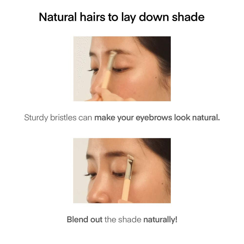 [Australia] - THE TOOL LAB 210 Eyebrow Brush - Easy to Eyebrow Brush Powder Shadow Eye Makeup Brush -Premium Quality Natural Hair Bristles Cosmetic 