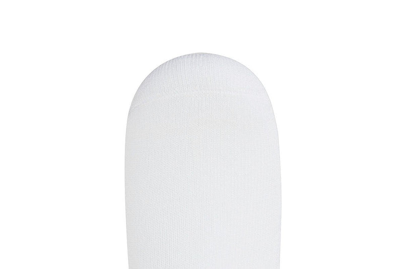 [Australia] - +MD 4 Pack Men’s Extra Wide Non-Binding Diabetic and Circulatory Bamboo Over The Knee Socks with Cushioned Sole 4White13-15 Sock Style13-15,mens Shoe Style11-14 White(4 Pairs) 