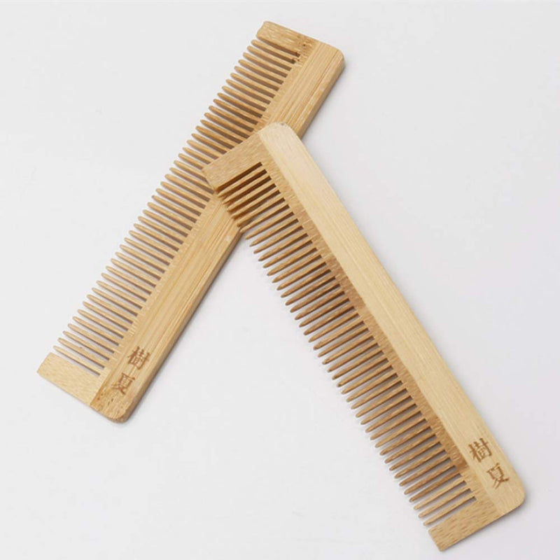 [Australia] - 4 Pcs Wooden Comb Hair Comb Massage Comb Eco Friendly Zero Waste Bamboo Handmade Wood Hair Comb 5.35 ''/ 13.6cm for Women, Men and Girls 