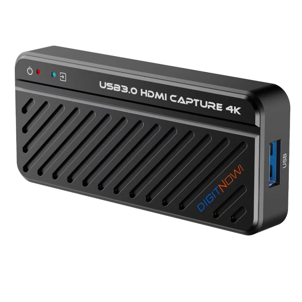 [Australia] - DIGITNOW 4K Capture Card, HDMI to USB 3.0 Video Capture Card Device, Cam Link Pass-Through Gaming Live Streaming and Recording, Work with Nintendo Switch, PS5, PS4, Xbox, Camera DSLR 