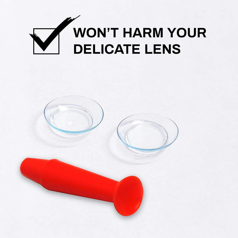 [Australia] - Suction Holder Inserter/Remover - Hard Contact Lens Only – Orange - 1 Piece by Sports World Vision 