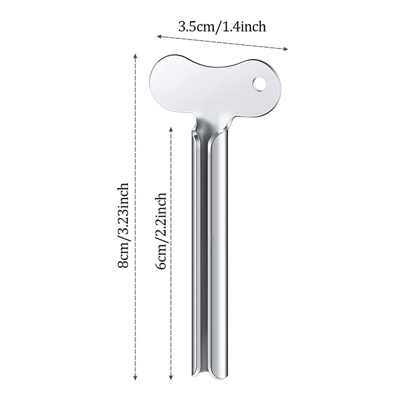 [Australia] - Hsthe Sea 6 pieces metal toothpaste squeezer squeeze tube stainless steel tube squeezer key roll tube creams colour squeezer tool for bathroom 