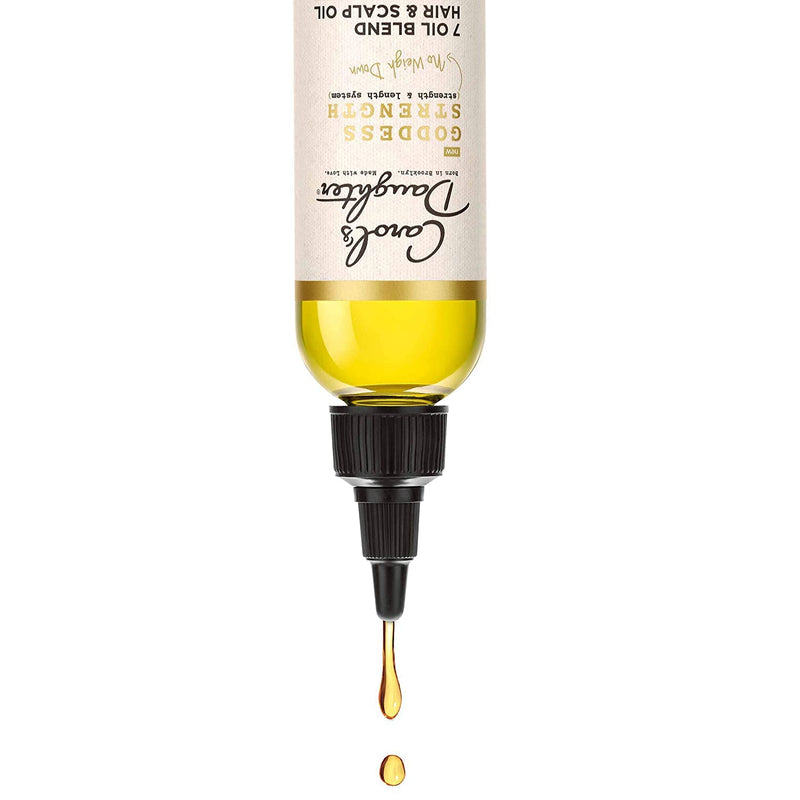 [Australia] - Carol’s Daughter Goddess Strength 7 Oil Blend Hair & Scalp Oil, Hair Product and Treatment Made with Castor Oil, Olive Oil, Vitamin E, Jojoba Oil- For Wavy, Curly, Coily, Natural Hair, 4.2 fl oz Hair Oil 