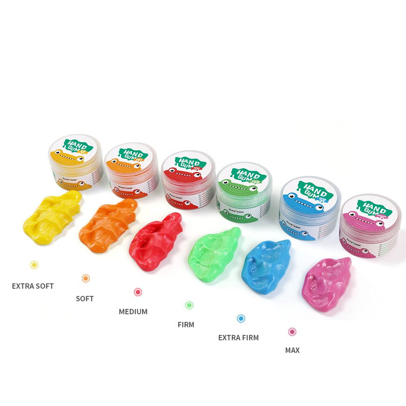 [Australia] - Exercise Putty - Therapy Putty - Play Putty for Kids (6 Pack, 1.8-oz Each) Hand Exercise Rehabilitation, Stress and Anxiety Relief, Increase fine Motor Skills and Finger Strength. - CLOUD PUTTY 