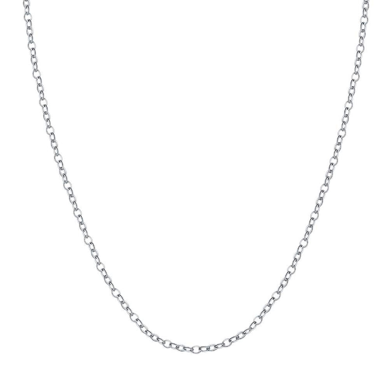 [Australia] - BORUO 925 Sterling Silver Cable Chain Necklace, 1mm 1.5mm Solid Italian Nickel-Free Lobster Claw Clasp 14-30 Inch Cable Chain 1.5mm 16.0 Inches 