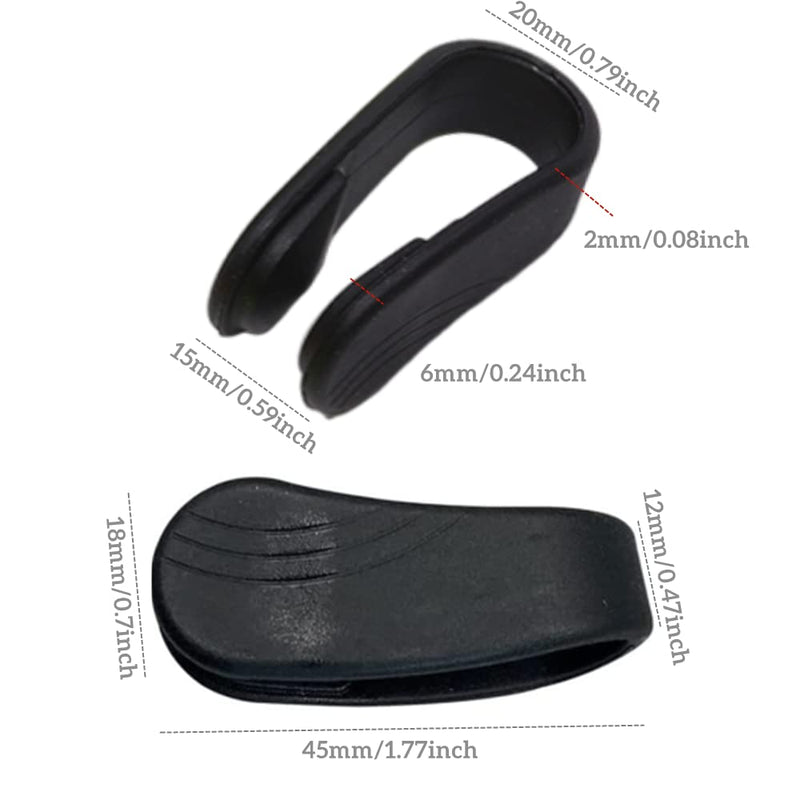 [Australia] - 4 Pcs Acupressure Clip Migraine Relief Clip Portable Headache Clip Stress Relief Acupressure Massage Supporting Acupressure Relaxation Stress Alleviation 