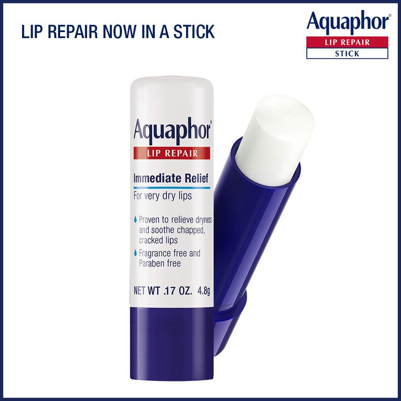 [Australia] - Aquaphor Lip Repair Stick Multipack- Soothes Dry Chapped Lips â€“ (4)- .17oz. sticks, 0.68 Ounces 