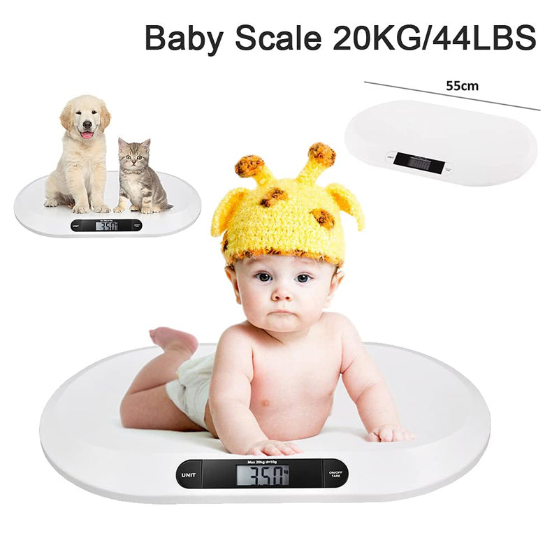[Australia] - BALLSHOP 20kg Baby Weighing Scale Pet Scale Digital Electronic Scale for Baby Scale the Growth of Baby Animals Measure 
