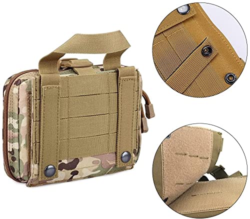 [Australia] - First Aid Kit Car Survival Kit for Outdoor Travel Medical Multipurpose Waist Bag Military Accessories (Camouflage) Camo 