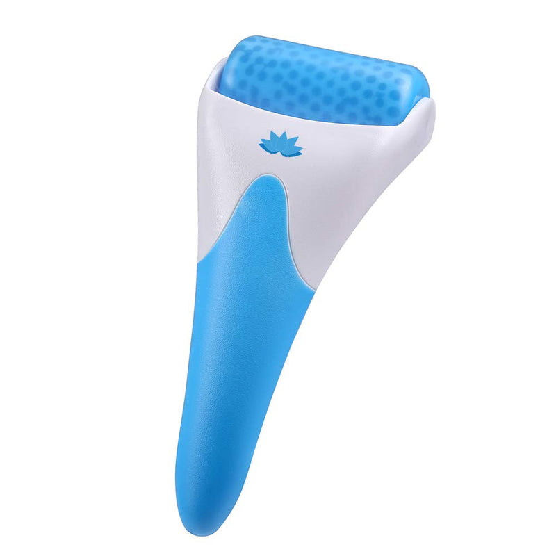 [Australia] - Ice Roller Face Massager - Brighten Complexion and Reduce Wrinkles/Therapeutic Cooling to Naturally Tone & Tighten, Under Eye Puffiness/Facial Cool Ice Rollers for Migraine + Pain Relief (Blue) Blue 