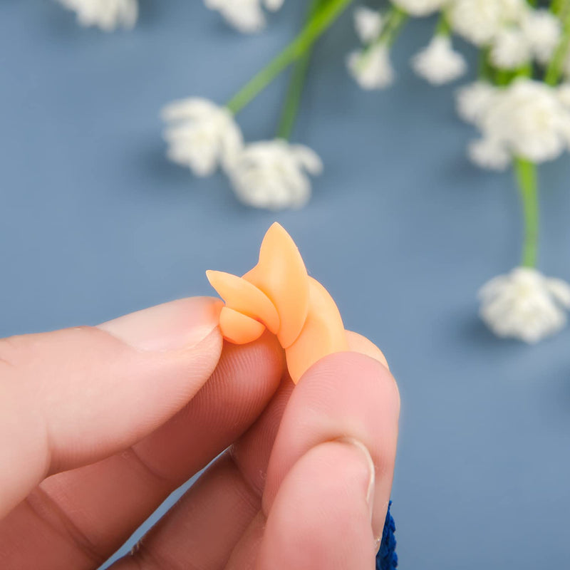 [Australia] - AOVNA 20 Pairs Corded Ear Plugs Silicone Earplugs Silicone Waterproof Ear Plugs with Cords for Noise Cancelling and Hearing Protection 