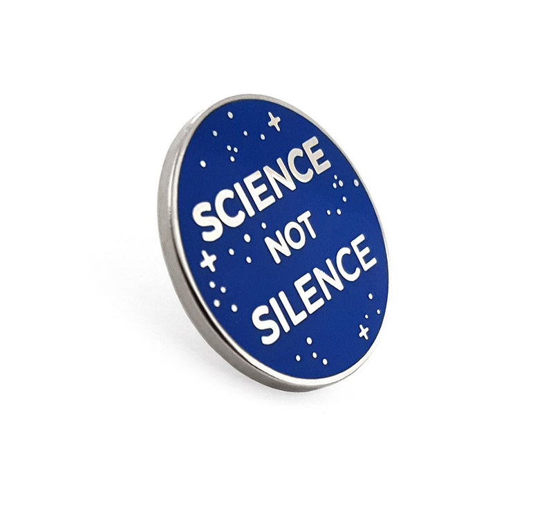 [Australia] - Pinsanity Science Not Silence Enamel Lapel Pin 