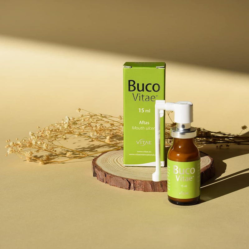 [Australia] - Vitae BucoVitae Emulsion - Hyaluronic Acid and sea Buckthorn for Mouth sores and Canker sores - 15 ml 
