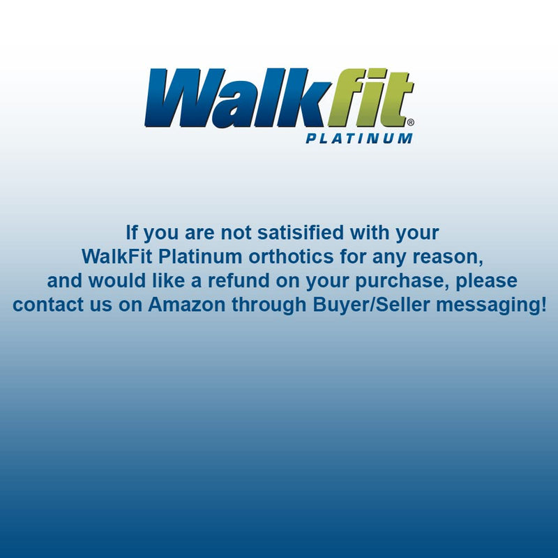 [Australia] - WalkFit Platinum Foot Orthotics Plantar Fasciitis Arch Support Insoles Relieve Foot Back Hip Leg and Knee Pain Improve Balance Alignment Over 25 Million Sold (Men 12-12.5) Men 12-12.5 