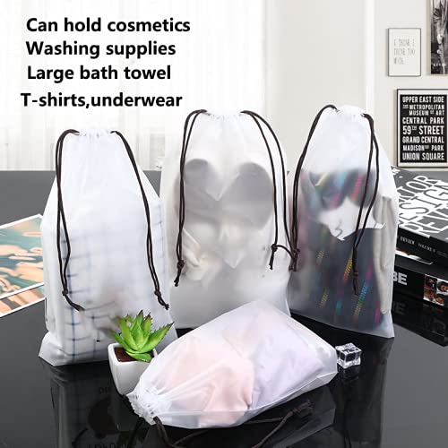 [Australia] - Shoe Bags Storage Bags Multifunctional Waterproof Cosmetic Bag Underwear Bag Travel Storage Bag Dust Proof Bag 10 Pcs Shoe Storage Bag 1 Transparent Matte 