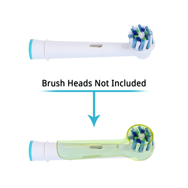 [Australia] - 2 Pcs Electric Toothbrush Head Covers Electric Toothbrush Head Covers Toothbrush Head Compatible with Oral B Electric Toothbrush Heads 2 