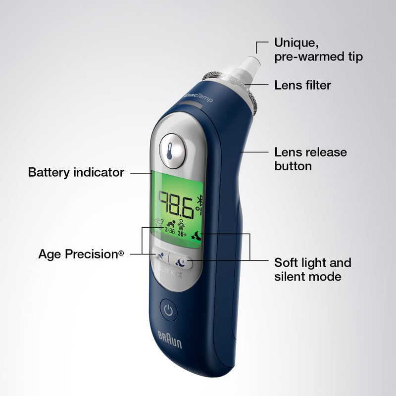 [Australia] - Braun ThermoScan 7 Connect– Digital Ear Thermometer for Adults, Babies, Toddlers and Kids – Fast, Gentle, and Accurate Results, Bluetooth 