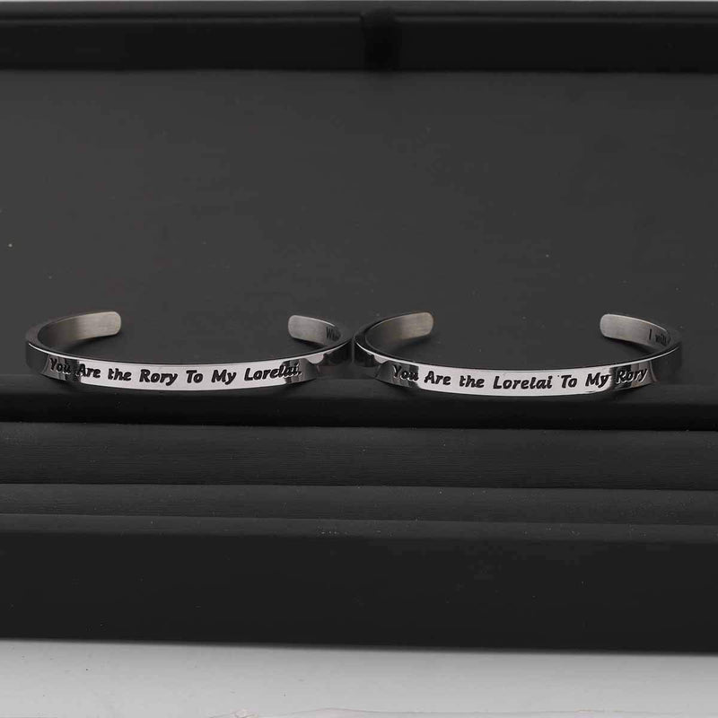 [Australia] - Gilmore Girls Gift Mother Daughter Gift Best Friend Gift Sister Gift You Are the Lorelai To My Rory Gilmore Girls Inspired Jewery Mother Daughter Keychain Set Rory Lorelai cuff 