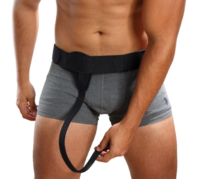 [Australia] - Movibrace Inguinal Groin Hernia Belt | Left, Right or Double (Right, Small), Black 