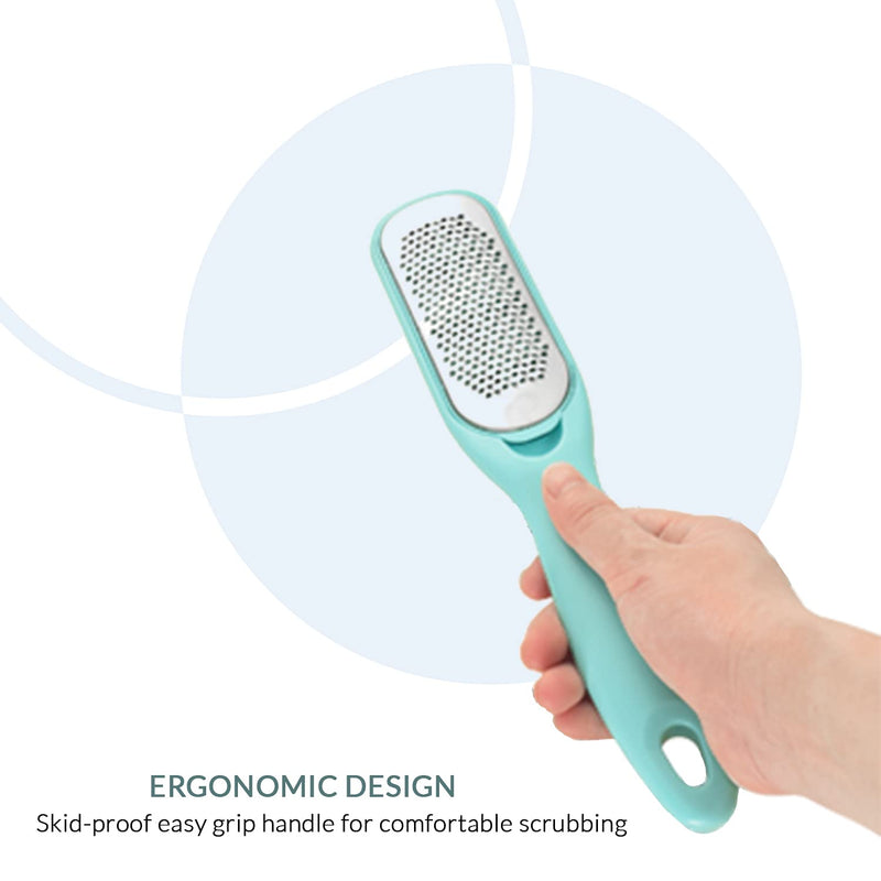 [Australia] - Callus Remover for Feet | Double-Sided Foot Scrub -Foot File -Dead Skin Remover -Foot Rasp for Exfoliation -Wet & Dry Feet Scrubber for Smoothing & Softening Feet -Pedicure Tool for Foot Care 