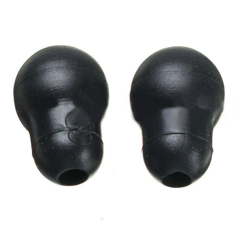 [Australia] - 10pcs Super Soft Earplug Eartips Earpieces for Littmann Stethoscope Silicone Black 10pcs Black 