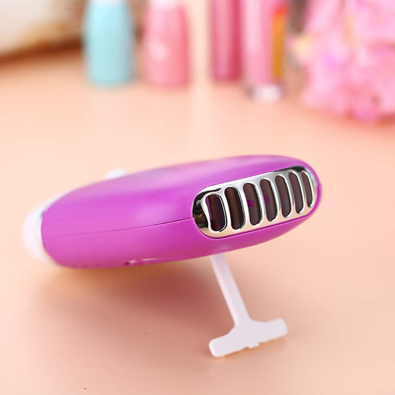 [Australia] - JUMP USB Mini Fan Air Conditioning Blower for Eyelash Extension (Blue/Purple) (Purple) Purple 