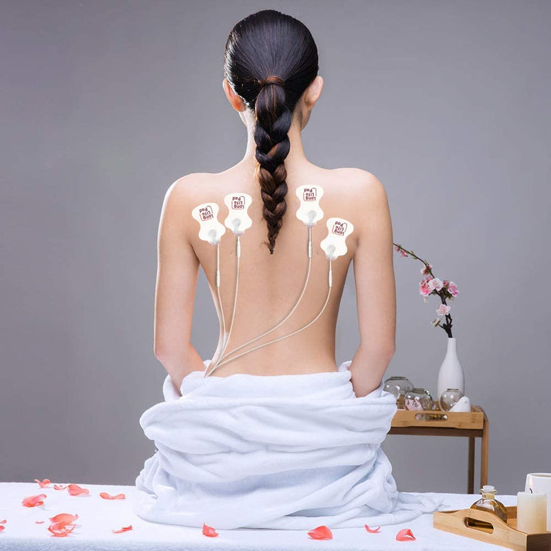 [Australia] - 10 Pieces TENS Electrodes Pad Replacement Pad for TENS Unit TENS Electrode Pad Adhesive Gel Pads for Omron 